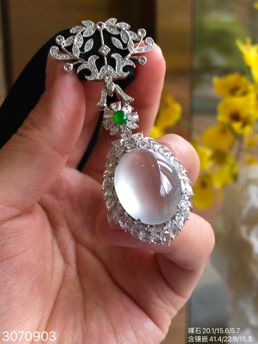 玻璃蛋面吊坠【3070903】具体价格微信咨询 商品图3