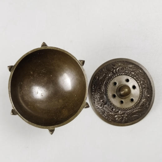 青铜制品 铜茶壶盖置盖托  多款可选  复古壶盖架茶托搁置茶配件 商品图10