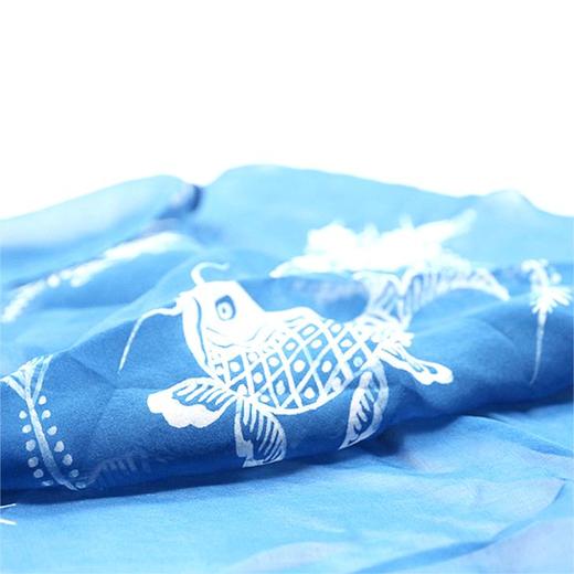 深山集市 真丝蜡染小丝巾 商品图0