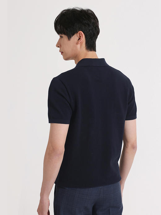 callisto藏青棉混纺T恤 SSTSS176C 商品图2