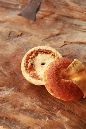 韩国泡菜炒牛肉贝果（微辣）