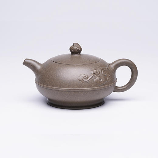 龙德堂陶艺 汤宣武制 《瑞云系列金凤云端》原矿青段  270cc 库存请咨询客服 商品图4