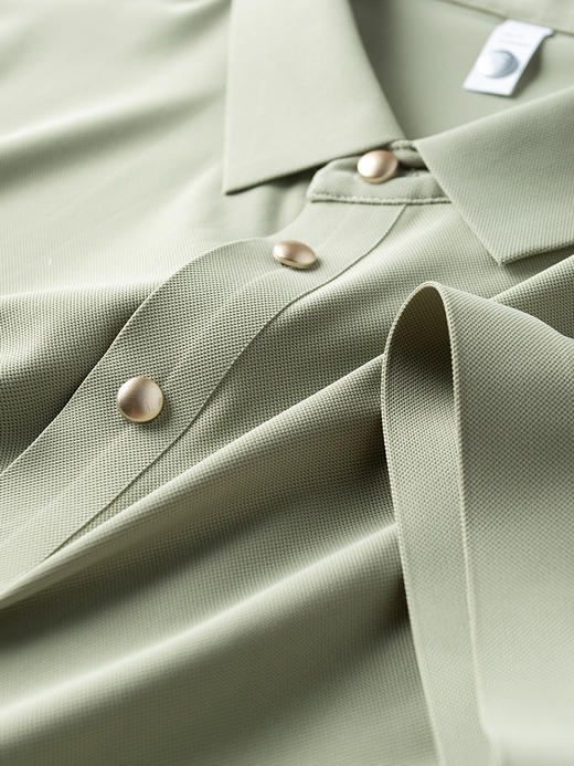 「五款配色！轻奢质感」夏季薄款冰丝无痕压胶polo衫 男短袖修身商务休闲翻领t恤男上衣 商品图0