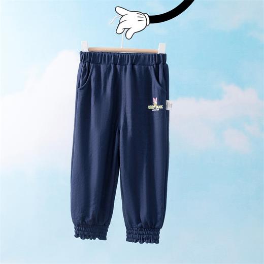 迪士尼童装女童清爽九分裤夏季新品中大童宝宝黛西防蚊裤空调裤子 商品图8