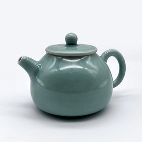 尚唐丨觅青壶 尚粉 弟窑 龙泉青瓷 165ml 12.5*8cm