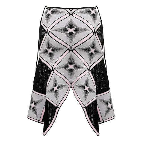 NAN KNITS星型提花半裙 拼色——SS23新品 商品图3