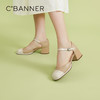 千百度女鞋夏季时装半凉雨林茉莉小香凉鞋玛丽珍单鞋高跟 A23274607 商品缩略图2
