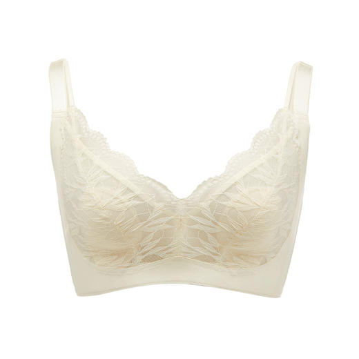 都市丽人舒软挺塑调整型内衣CD超薄3/4杯蕾丝塑身文胸三排无钢圈LJ33C1 商品图6