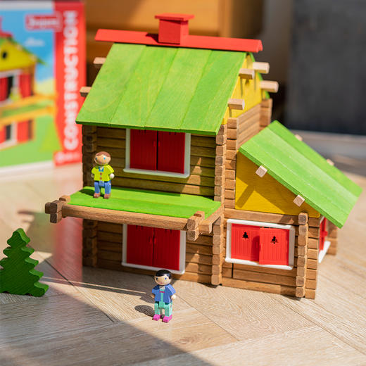 Vilac 建构积木房屋 法国玩具 商品图4