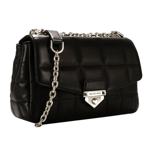 MICHAEL KORS 迈克高仕 女士皮革单肩斜挎包手拿包链条包 30F0S1SL3L 商品图1