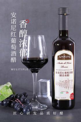 【中欧班列精选】意大利安诺尼摩德纳黑醋 原装进口食用沙拉葡萄酒酿造 500ml/1瓶