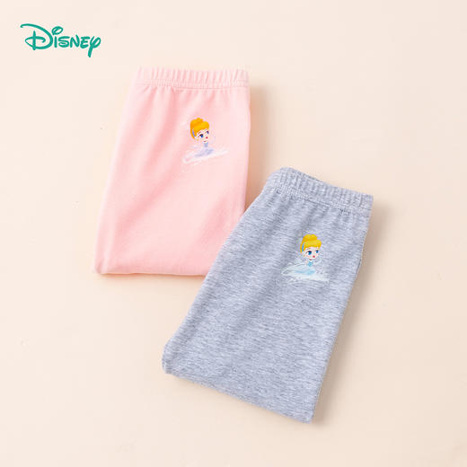 【商场同款】迪士尼童装女童七分打底裤夏季清爽薄透气打底中大童公主宝宝长裤 商品图3