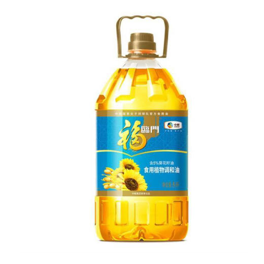 福临门葵花籽清香食用植物调和油 5L/桶 商品图0