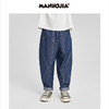 漫画家潮童装男童薄款牛仔裤2023新款春夏季防蚊透气宽松儿童裤子 商品缩略图0
