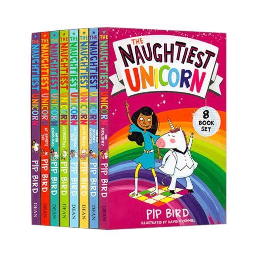 Collins柯林斯 英文原版 The Naughtiest Unicorn 淘气的独角兽系列8册 儿童幽默搞笑故事书 章节书 儿童校园漫画文学小说 英文版 进口英语书籍 商品图1