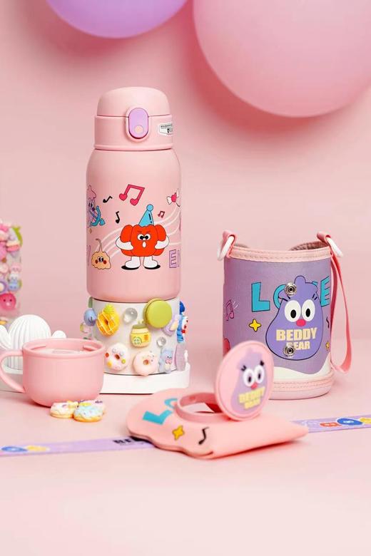 杯具熊儿童波点保温杯Happy Fam·音乐会 商品图4