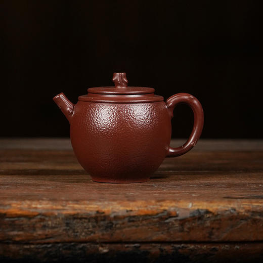 龙德堂陶艺《捶金·宋词系列之解秋风》原矿紫朱泥 150cc 库存请咨询客服 商品图0