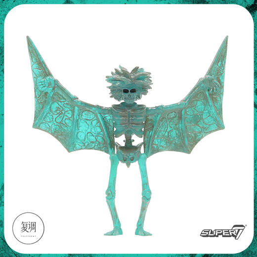 现货 Super7 Napalm Death 挂卡蓝绿色 系列3 Scum Demon 商品图2