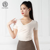 跃牌【禅语梵心系列】V领速干短袖瑜伽服无尴尬线速干七分裤F2114+F2187（不带胸垫） 商品缩略图3