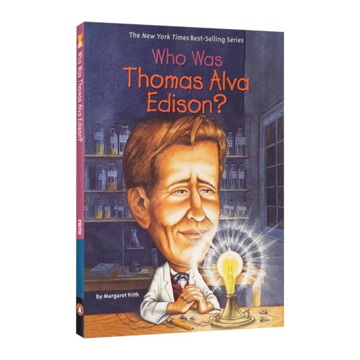 英文原版 Who Was Thomas Alva Edison? 谁是托马斯 阿尔瓦 爱迪生？ 英文版 进英语原版书籍 商品图1