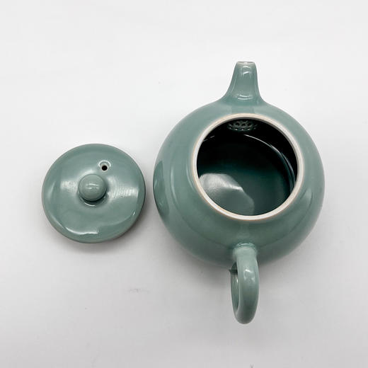 尚唐丨觅青壶 尚粉 弟窑 龙泉青瓷 165ml 12.5*8cm 商品图7