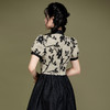 春夏新款，提花拼接日常改良旗袍连衣裙OY-220418 商品缩略图3