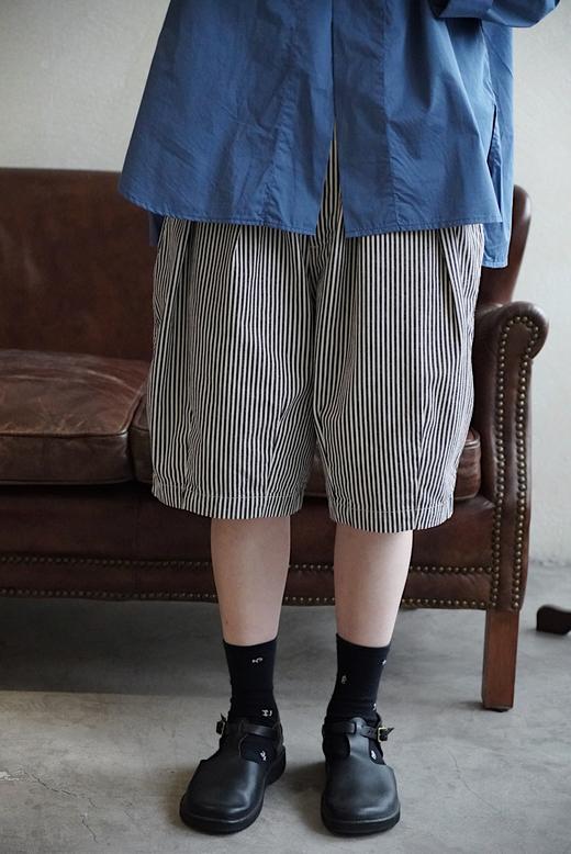 HARVESTY 细直条纹灯笼短裤休闲裤 商品图9
