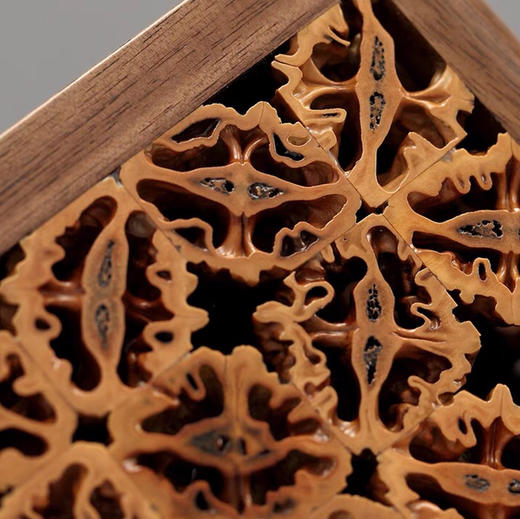 6666核桃提梁纸巾盒 商品图2