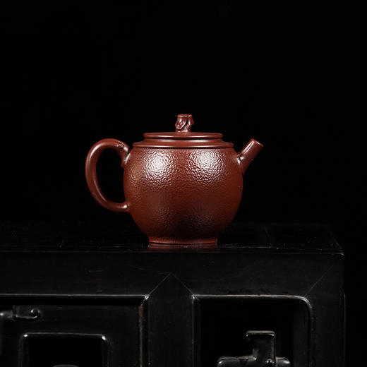 龙德堂陶艺《捶金·宋词系列之解秋风》原矿紫朱泥 150cc 库存请咨询客服 商品图1