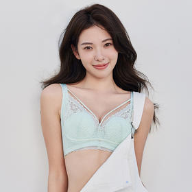 都市丽人聚拢升杯内衣BC薄3/4杯蕾丝文胸四排软钢圈YB32C8