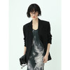 COCOBELLA简约休闲黑色廓形西装女25新款通勤正装西服外套SI57B 商品缩略图4