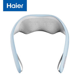 海尔（haier）颈椎按摩器肩颈部按摩披肩背部腰部温感热敷按摩器家用便携式按摩仪送父母亲友节日礼物 HTJ-J03L揉捏披肩