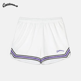 COURTMAN四分美式小短裤2023夏篮球训练跑步宽松网眼速干透气男女