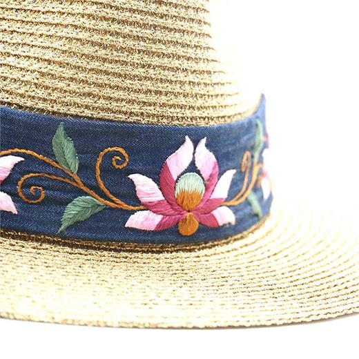 深山集市 手工编织凉帽 商品图2