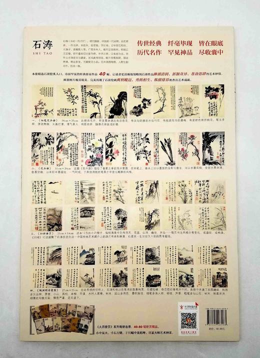 中国好丹青：愿大级高清完整册页 《石涛》，小8开，单页，共40页，四川美术出版社2015年版，定价68，售价28，品9成 商品图10