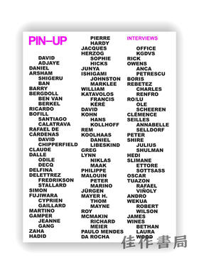 Pin-Up: Interviews / Pin-Up：采访