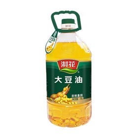 淇花一级大豆油色拉油 非转基因 家庭炒菜食用家用桶装5L