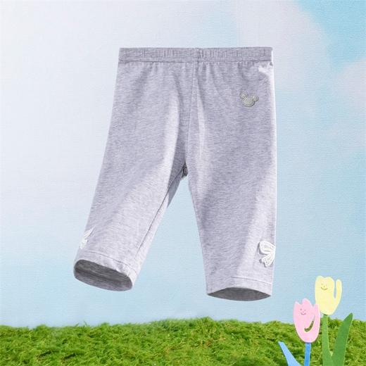 【商场同款】迪士尼童装女童七分打底裤甜美俏皮蕾丝蝴蝶结柔软舒适弹性七分裤 商品图6