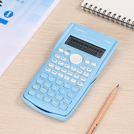 齐心 C-82MS 函数计算器学生学习考试用计算器计算机深蓝色1个 商品图3