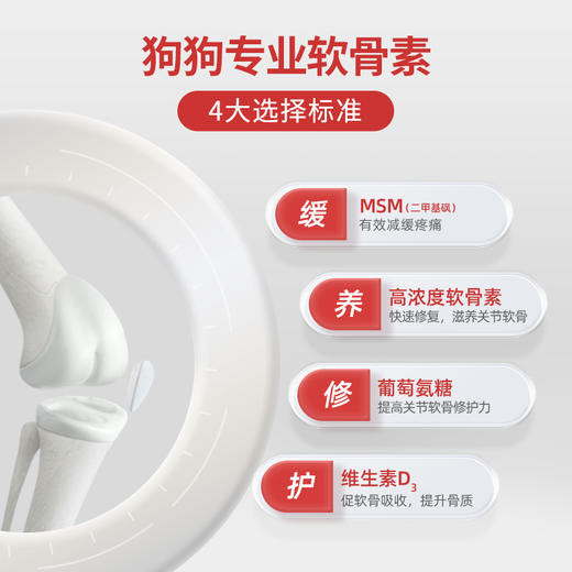 套餐【关节养护套餐】关节宝24片+鲨鱼软骨素+高钙片400片 商品图2