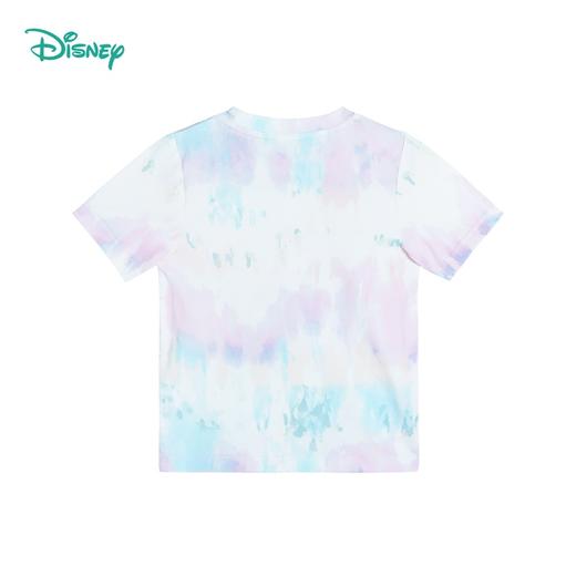 【商场同款】迪士尼童装女童短袖T恤夏季时尚扎染清爽洋气黛丝卡通纯棉上衣 商品图1