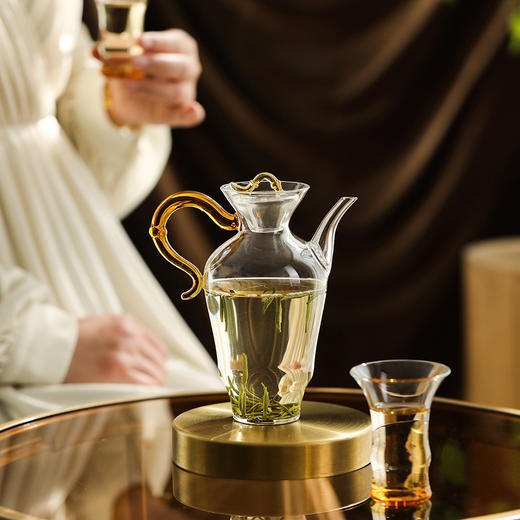 禾器晶彩·君悦套组进口高硼硅耐热玻璃茶杯高档茶具 商品图2