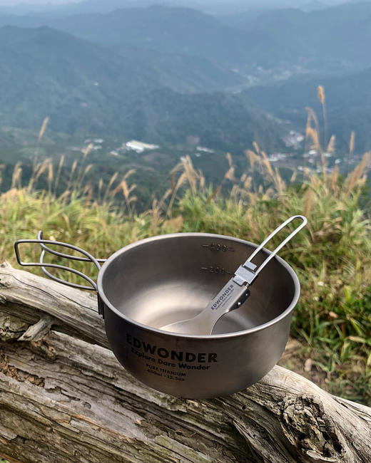 EdW 户外纯钛折叠勺叉 Ti 商品图2