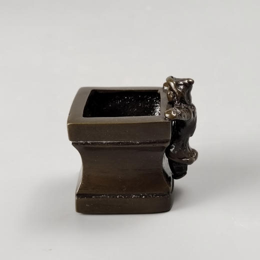 青铜制品 铜茶壶盖置盖托  多款可选  复古壶盖架茶托搁置茶配件 商品图4