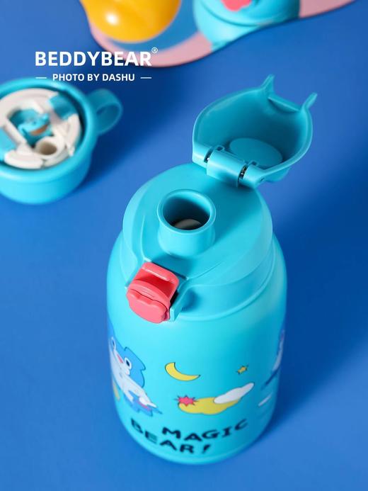 杯具熊魔法口袋保温杯四叶草儿童保温壶 商品图1