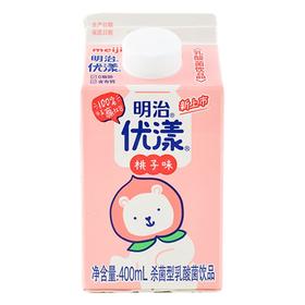 明治优漾乳酸菌桃子味400ml