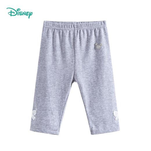 【商场同款】迪士尼童装女童七分打底裤甜美俏皮蕾丝蝴蝶结柔软舒适弹性七分裤 商品图7