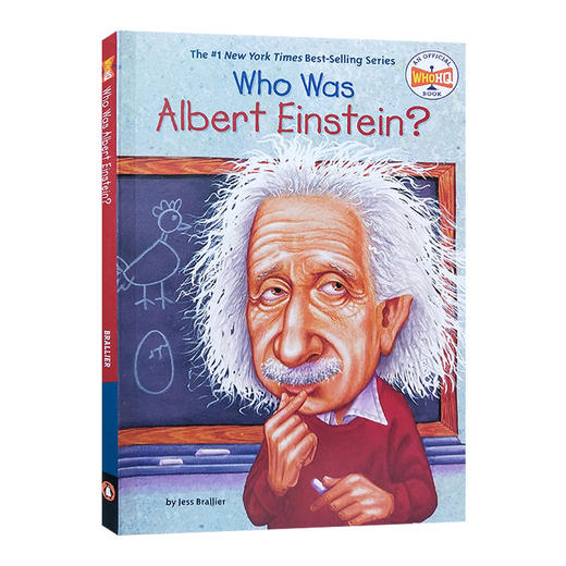 英文原版 Who Was Albert Einstein? 谁是艾伯特 爱因斯坦？ 英文版 进英语原版书籍 商品图0