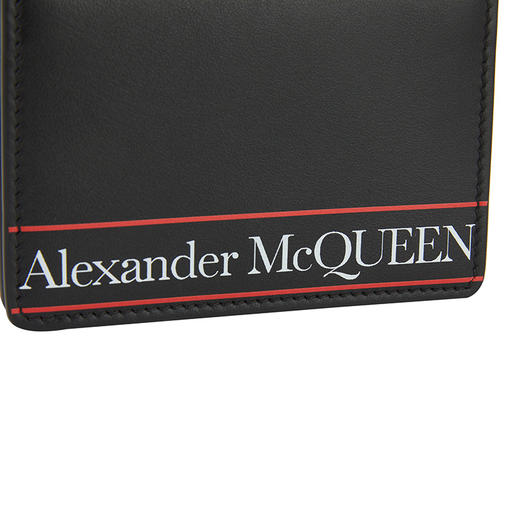 ALEXANDER MCQUEEN 亚历山大·麦昆 男士牛皮卡包钱包 6255251SJ0B 商品图3