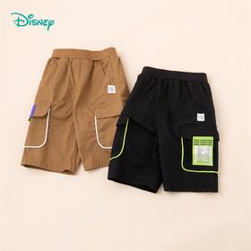 【商场同款】迪士尼童装男童帅气七分裤时尚潮酷巴斯光年工装裤舒适耐磨短裤子222DK0326
